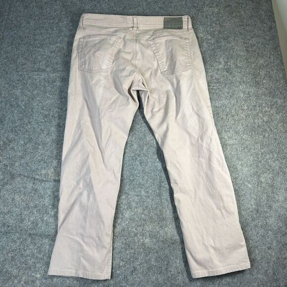 Adriano Goldschmied Jeans Mens 34X28 The Graduate Tailored Fit Pink Preppy - Picture 9 of 9